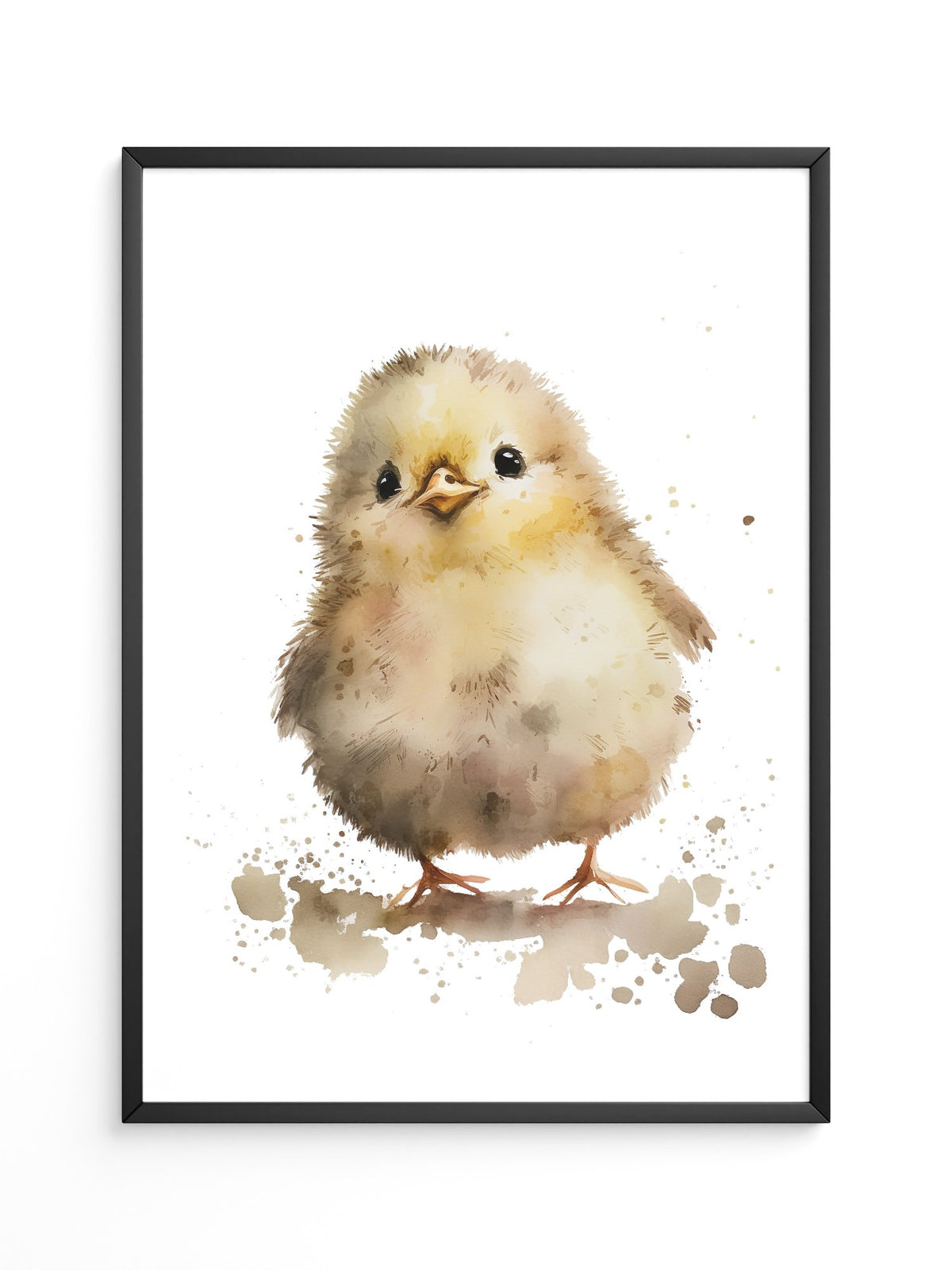 Küken Aquarell zart