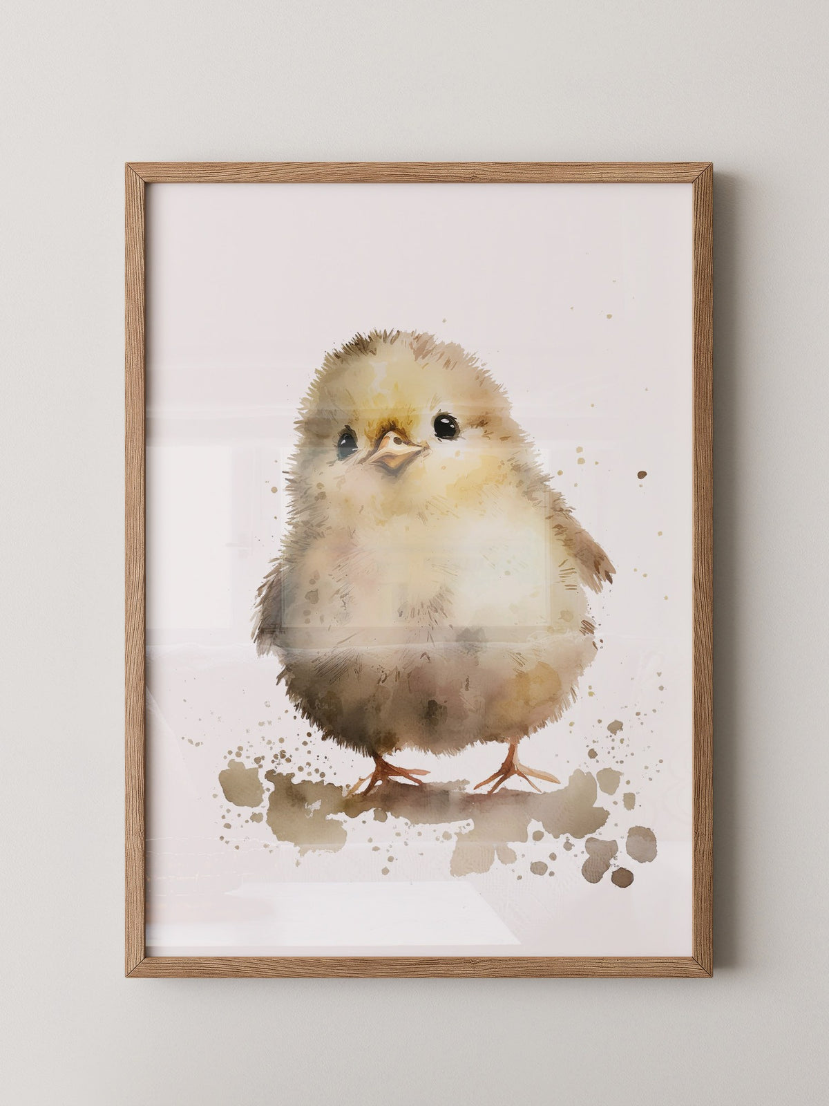 Küken Aquarell zart