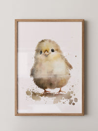 Küken Aquarell zart