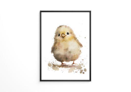 Küken Aquarell zart