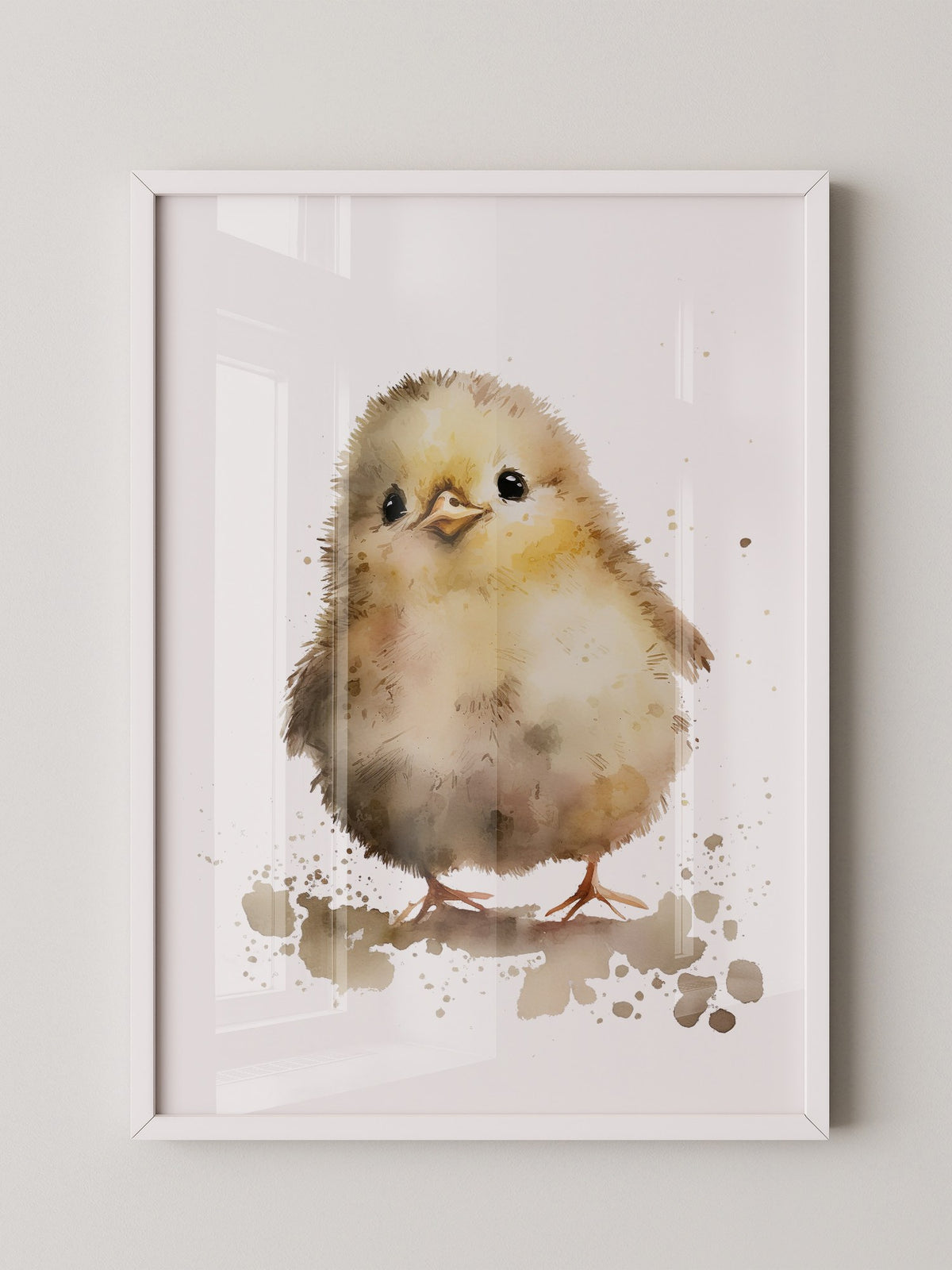 Küken Aquarell zart