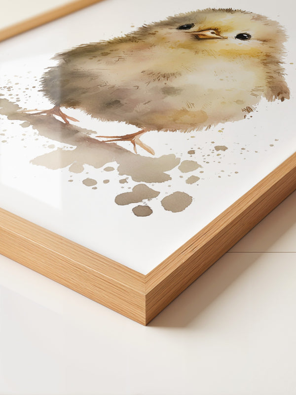 Küken Aquarell zart