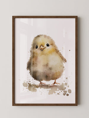 Küken Aquarell zart