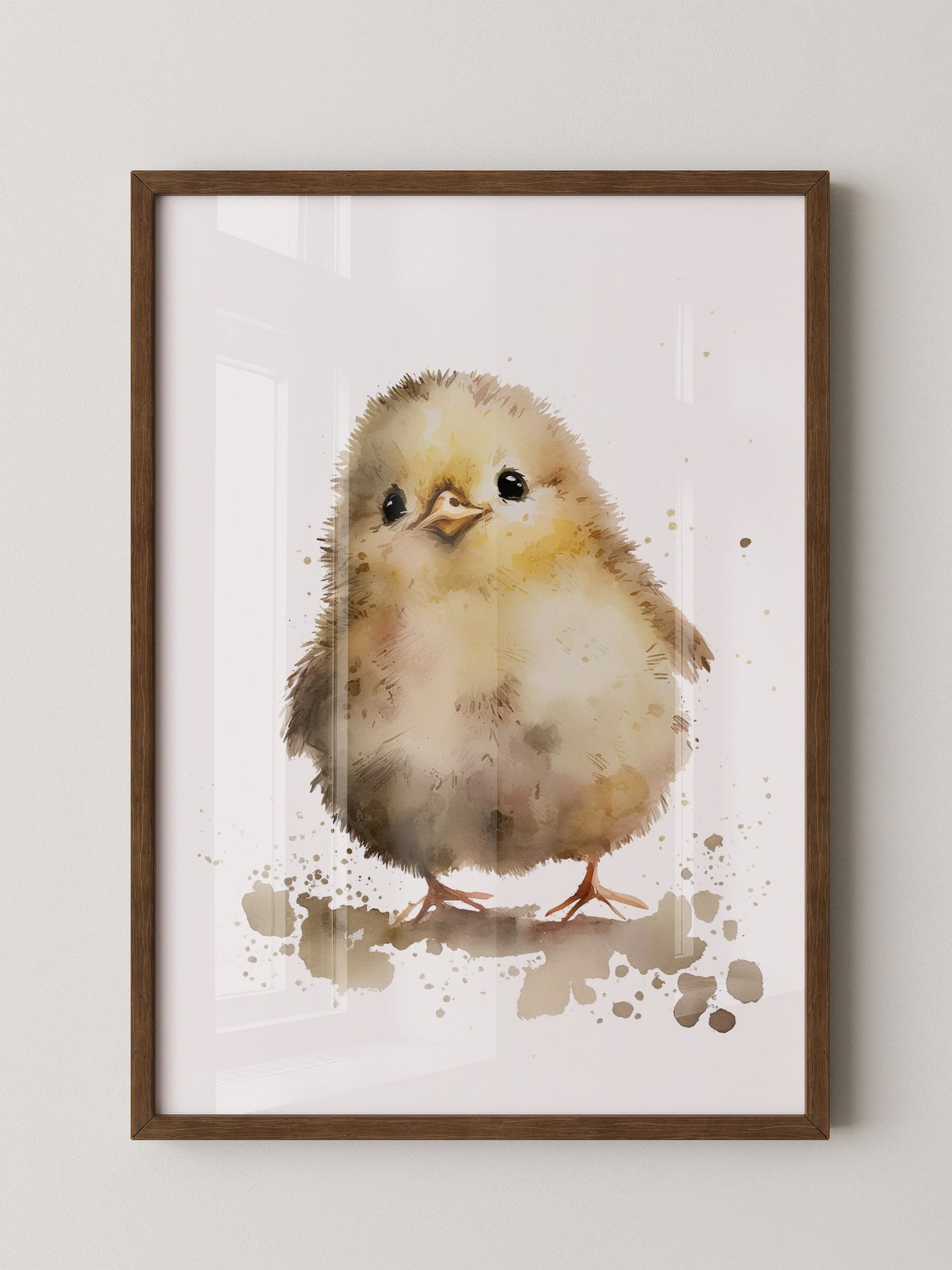 Küken Aquarell zart