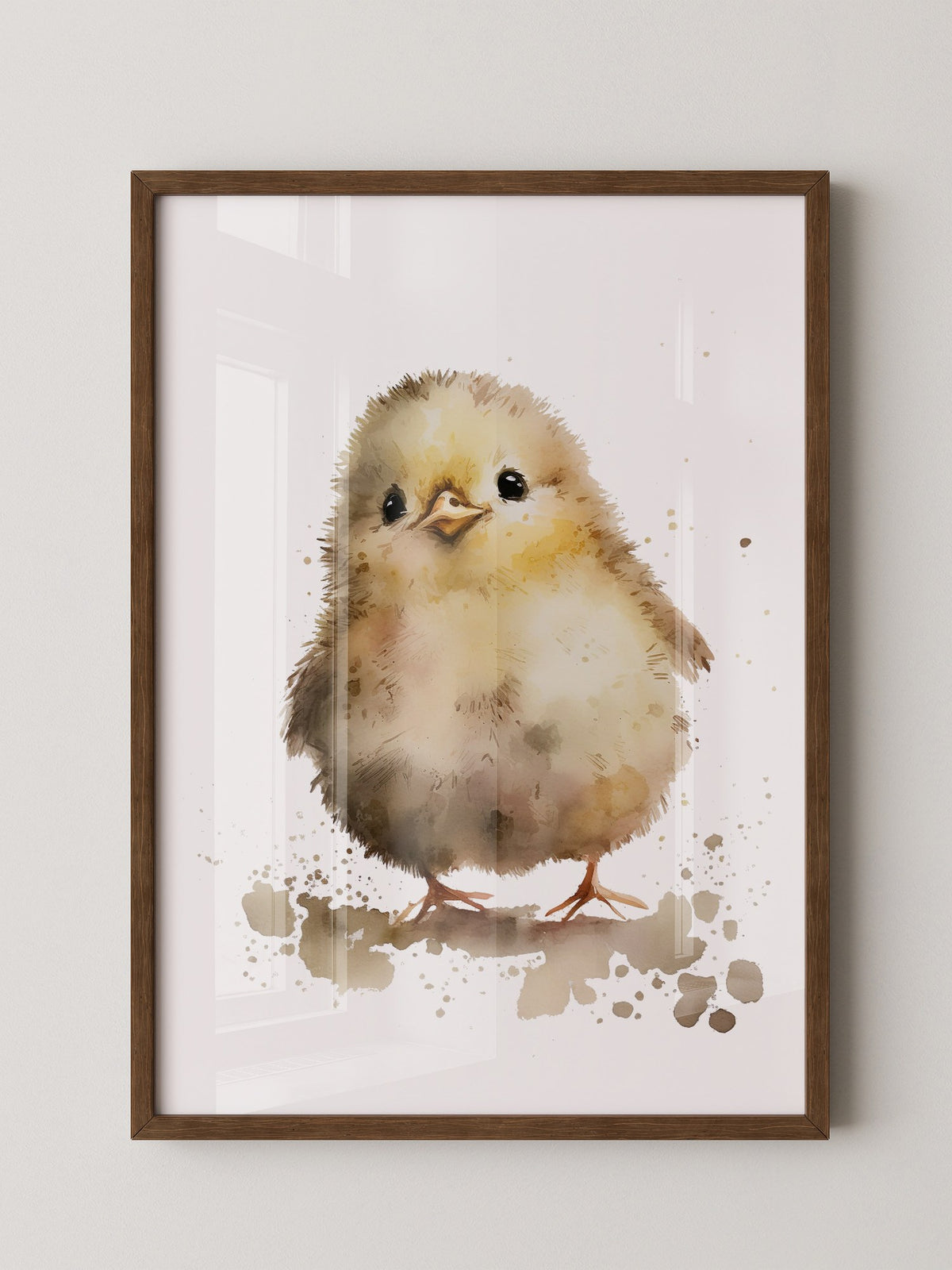 Küken Aquarell zart