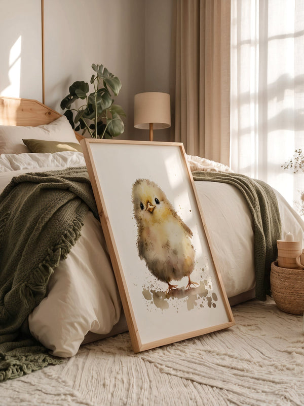 Küken Aquarell zart