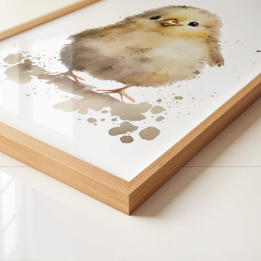Küken Aquarell zart
