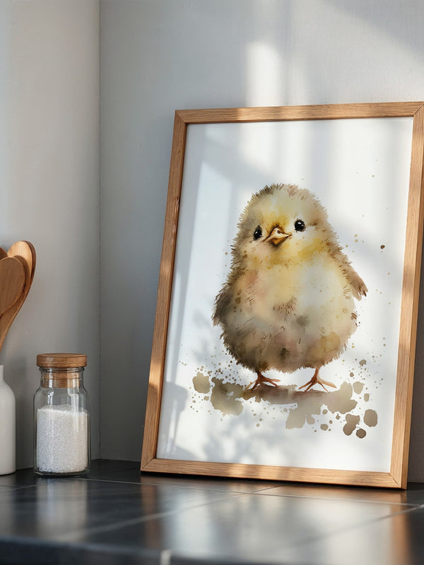 Küken Aquarell zart