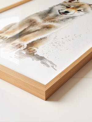 Welpen Porträt Aquarell Stil