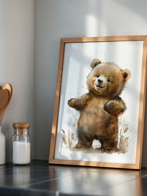 Niedlicher Bär Aquarellstil