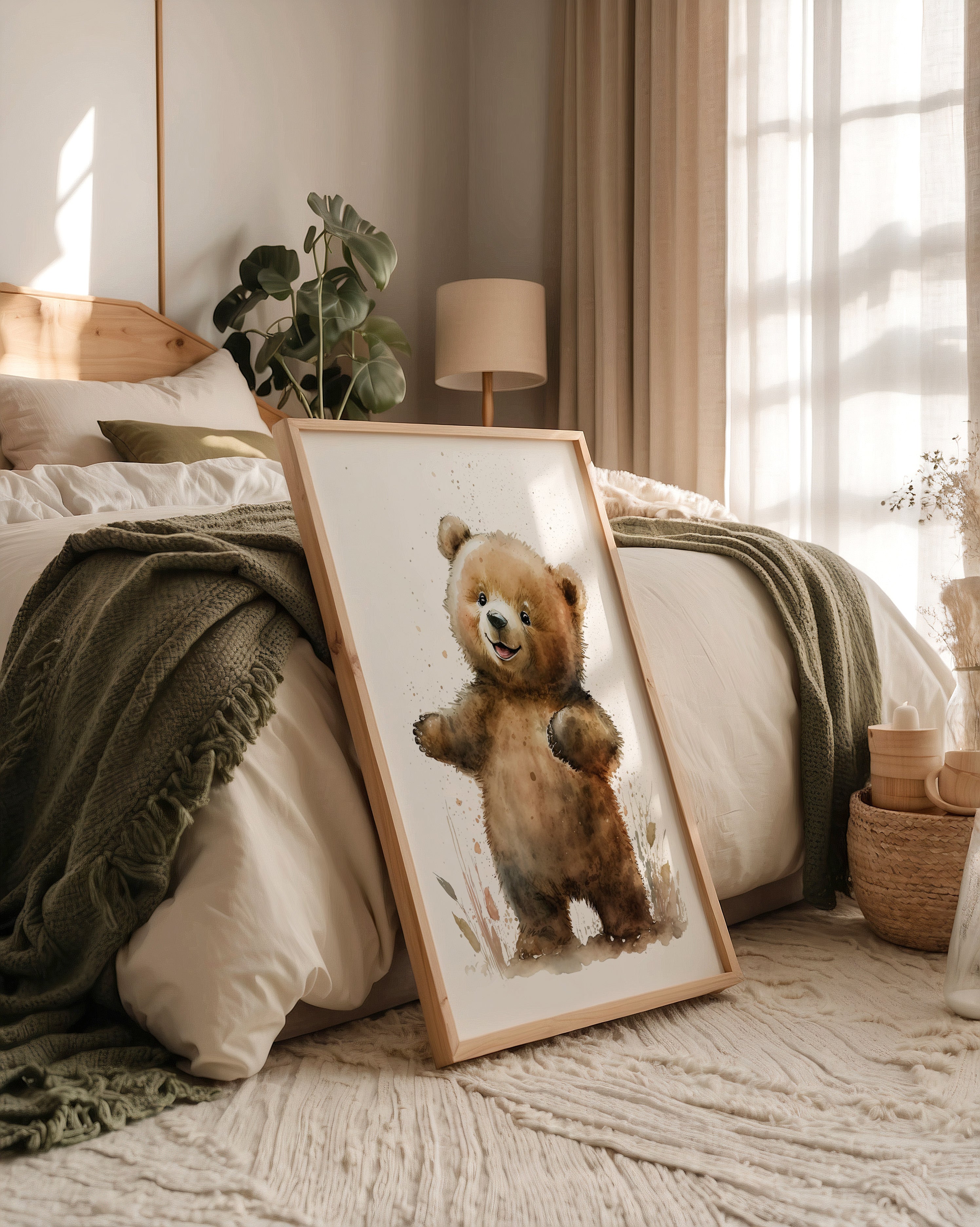 Niedlicher Bär Aquarellstil