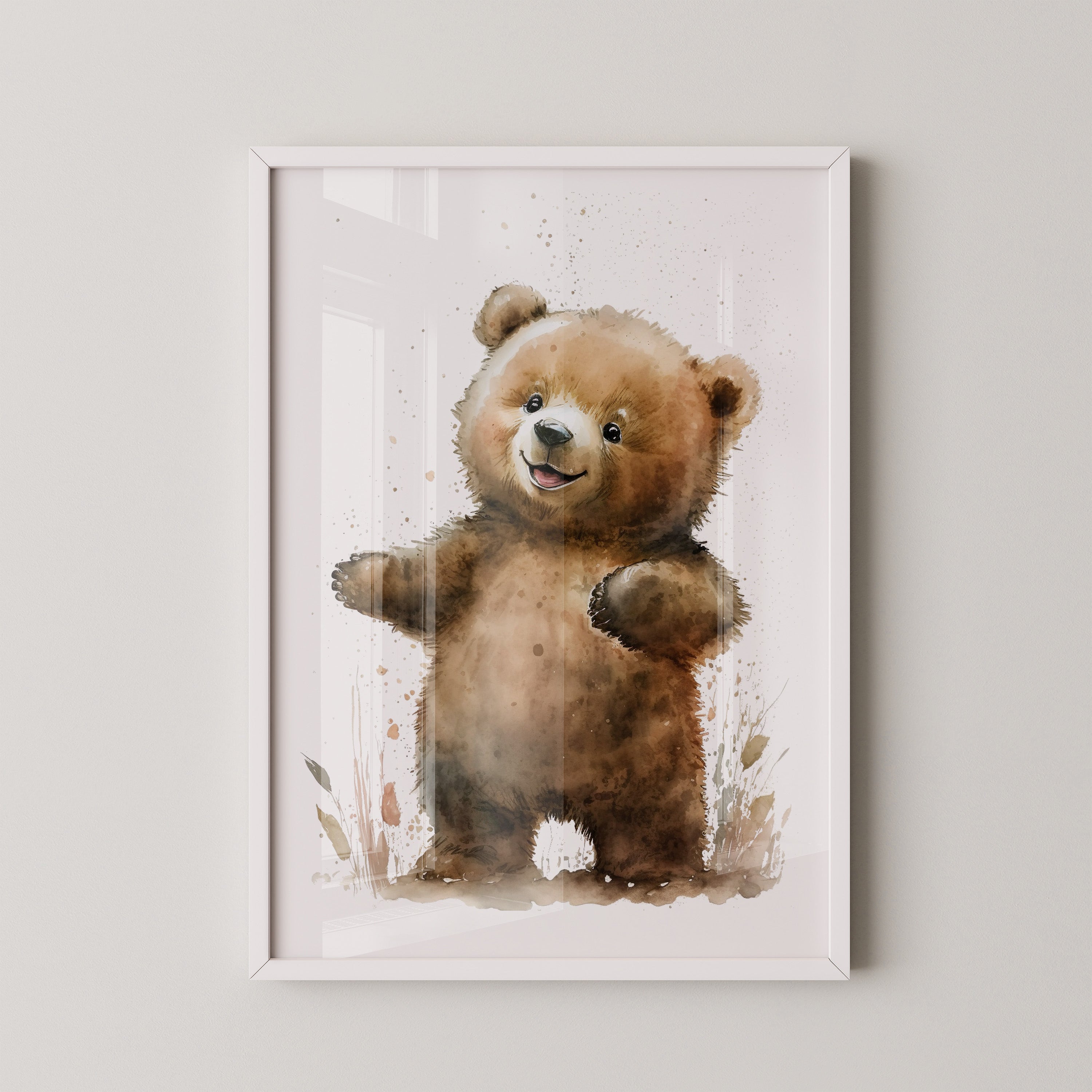 Niedlicher Bär Aquarellstil