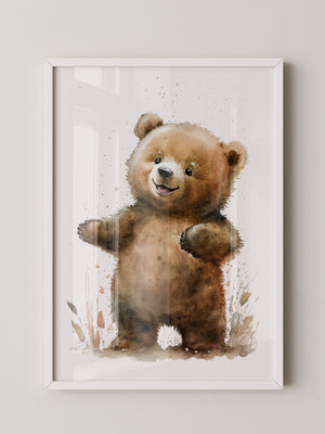 Niedlicher Bär Aquarellstil