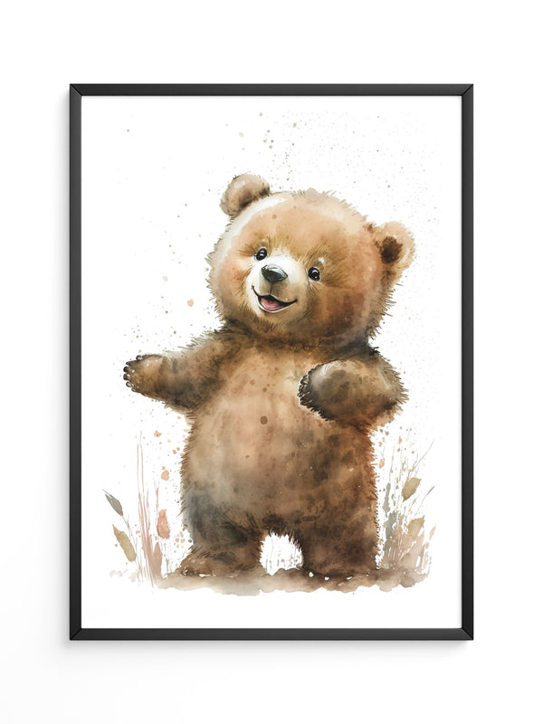 Niedlicher Bär Aquarellstil