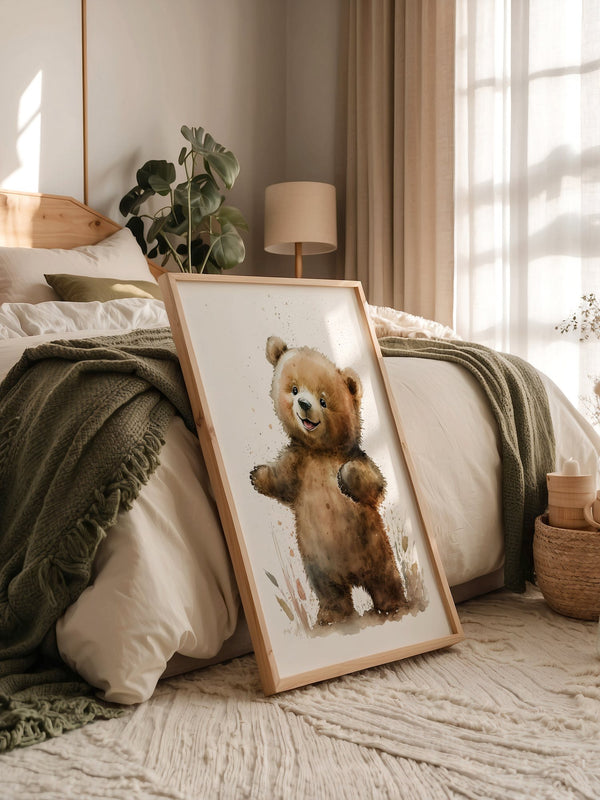 Niedlicher Bär Aquarellstil