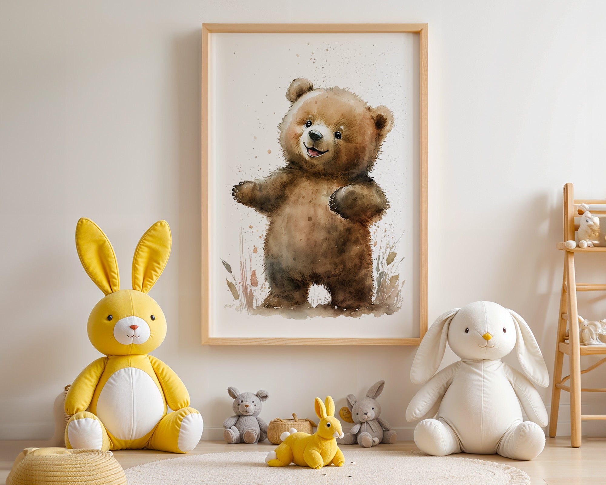 Niedlicher Bär Aquarellstil