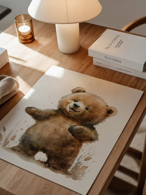 Niedlicher Bär Aquarellstil