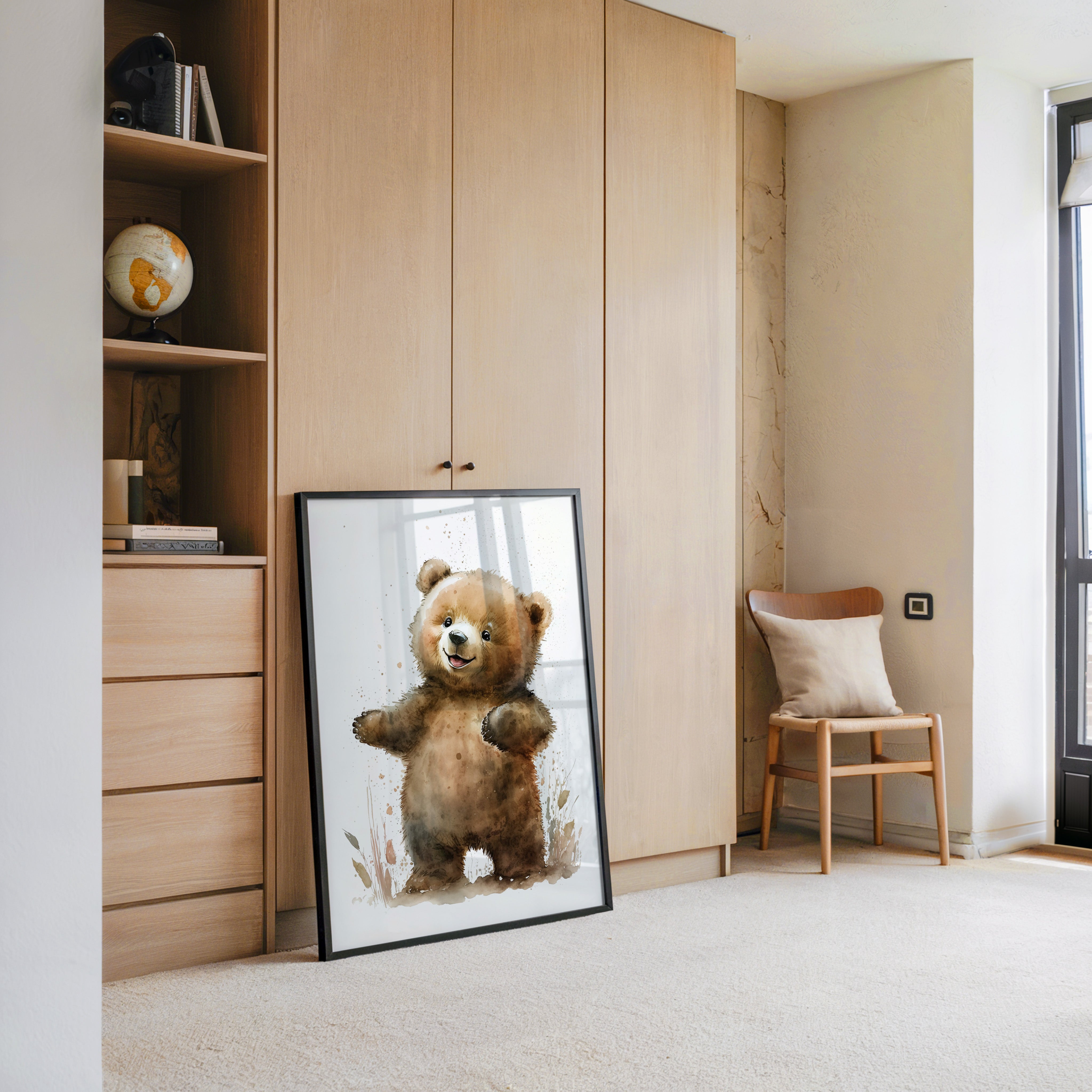 Niedlicher Bär Aquarellstil