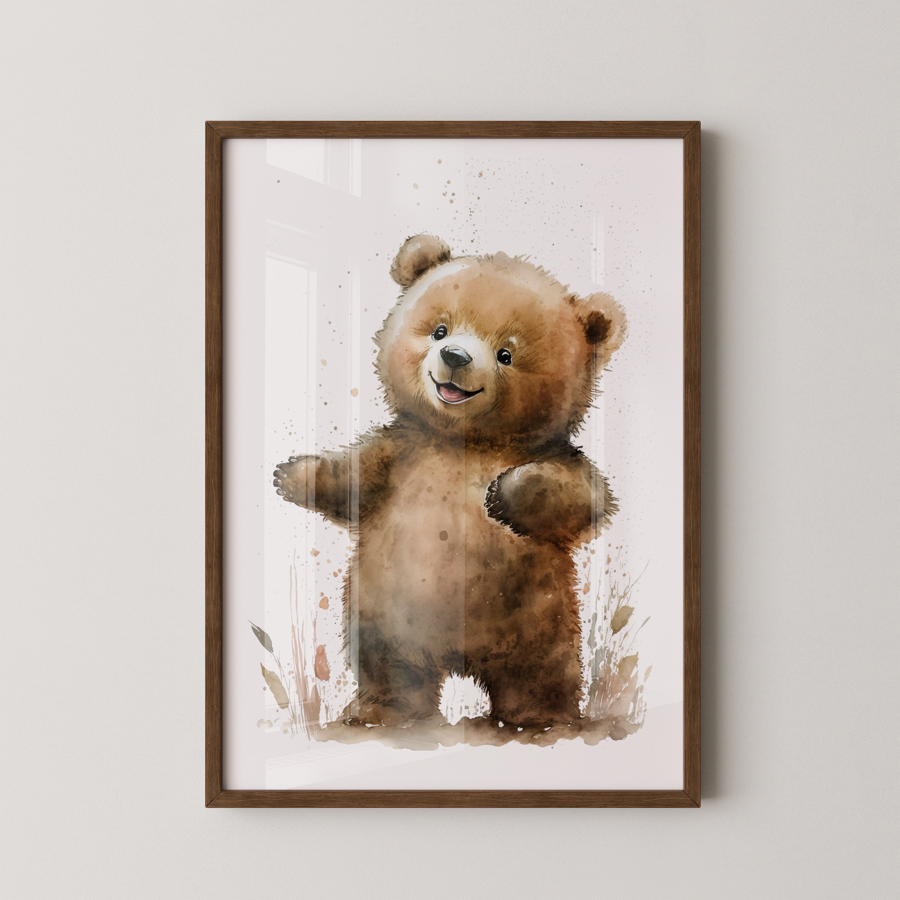 Niedlicher Bär Aquarellstil