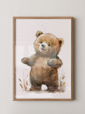 Niedlicher Bär Aquarellstil