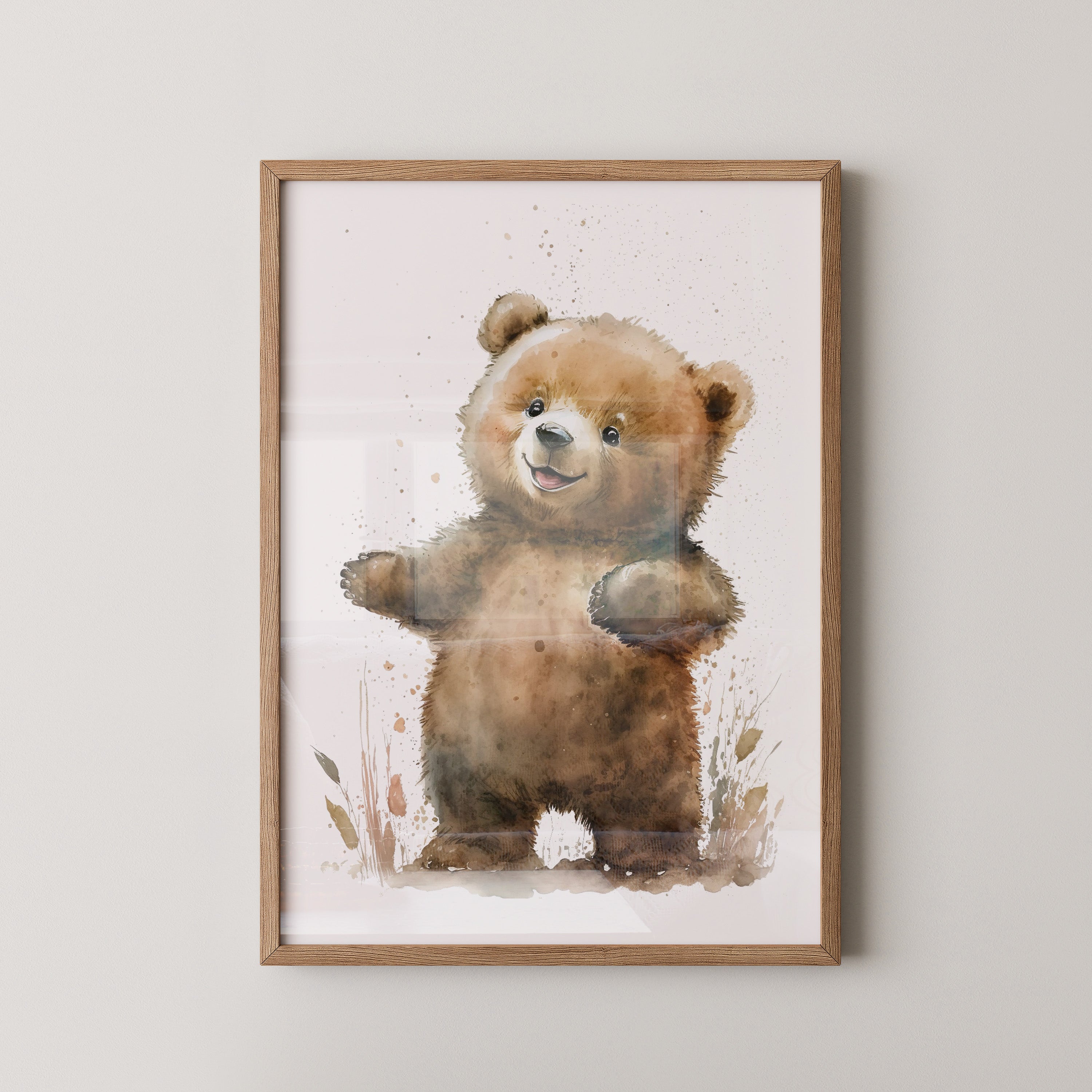 Niedlicher Bär Aquarellstil