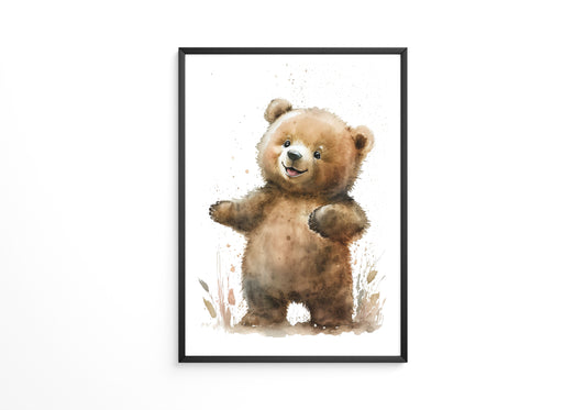 Niedlicher Bär Aquarellstil