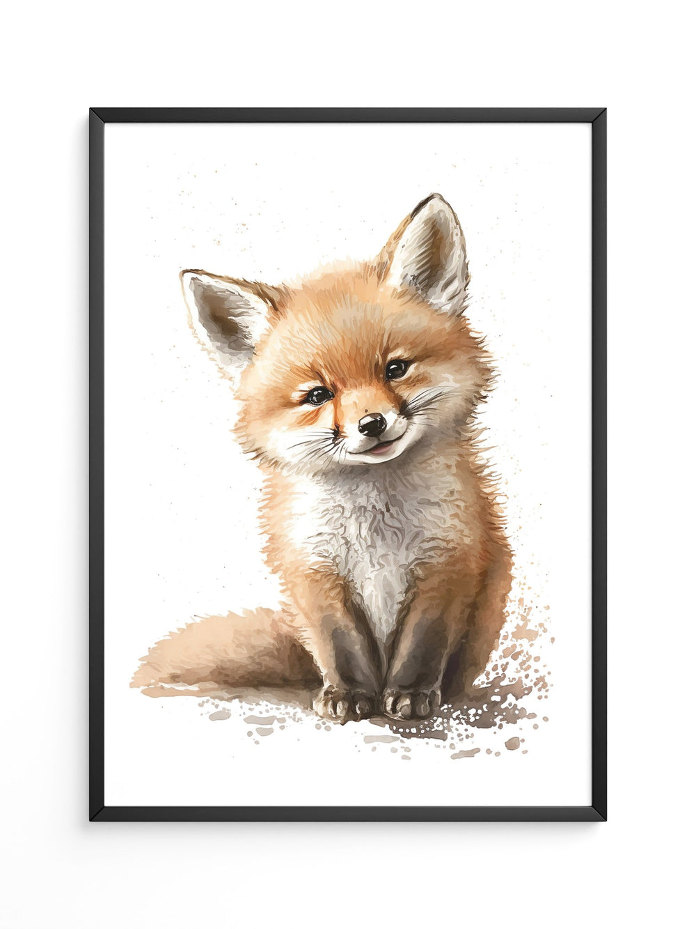 Fuchswelpe Aquarellartig
