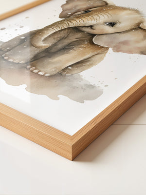 Niedliches Elefantenbaby Aquarell