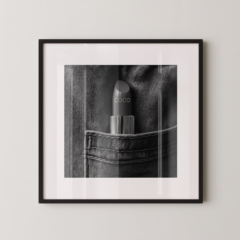 Coco Lippenstift Jeans Tasche