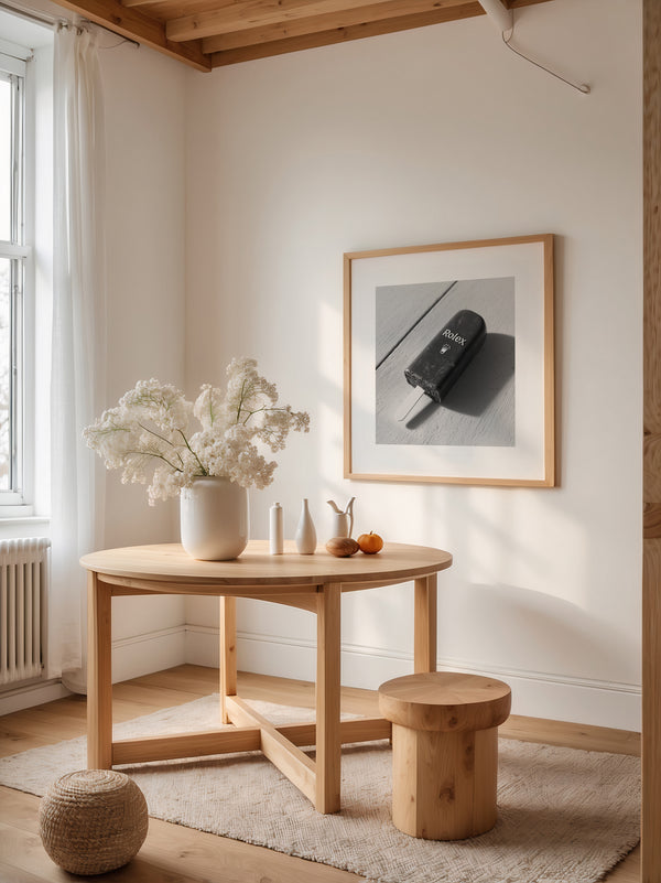 Eiscreme Schwarz Luxus