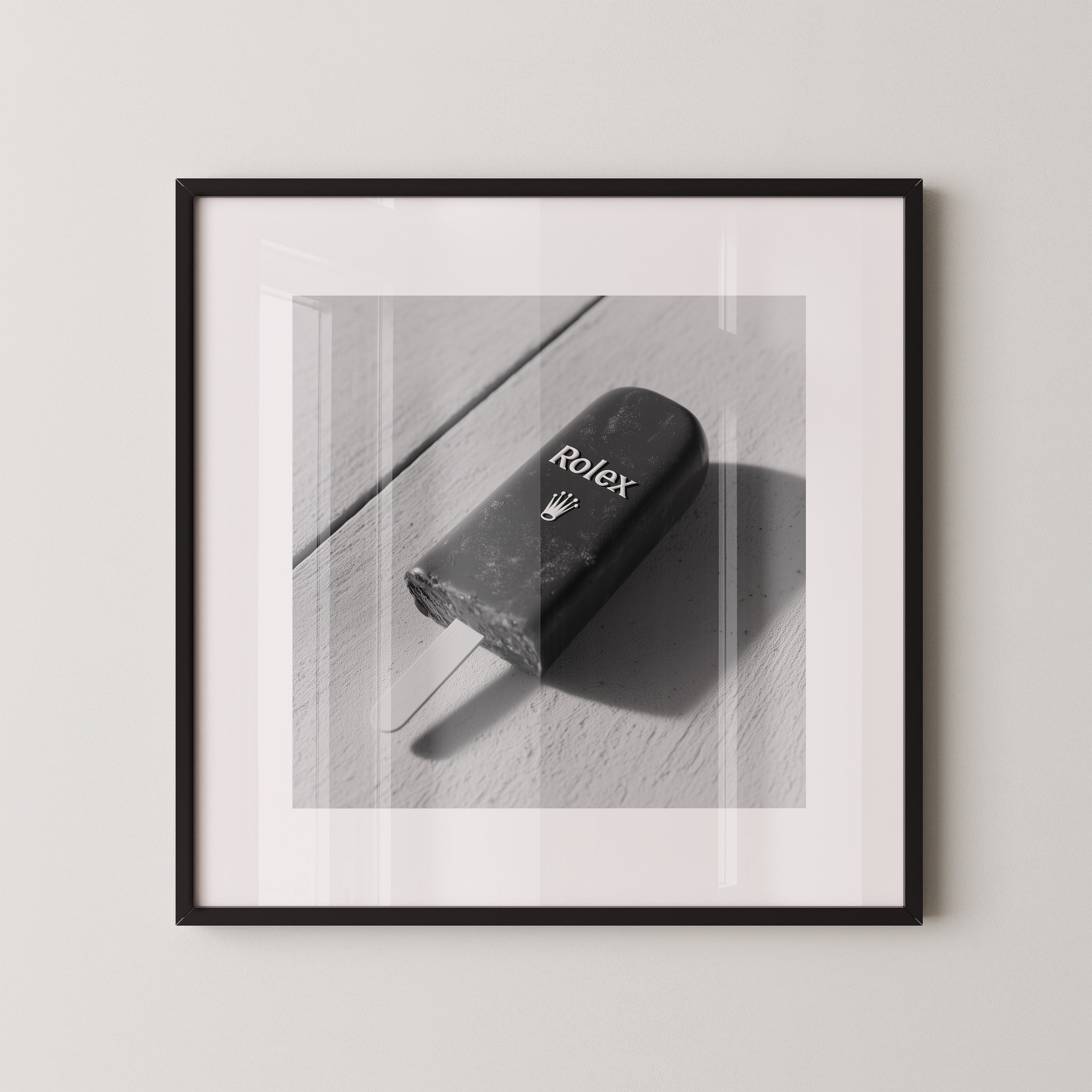 Eiscreme Schwarz Luxus