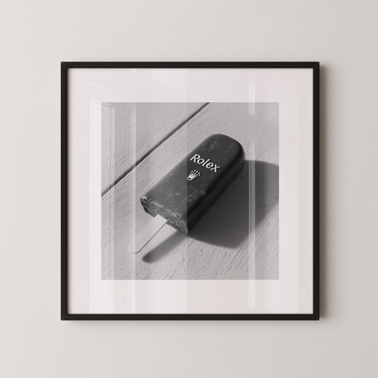 Eiscreme Schwarz Luxus