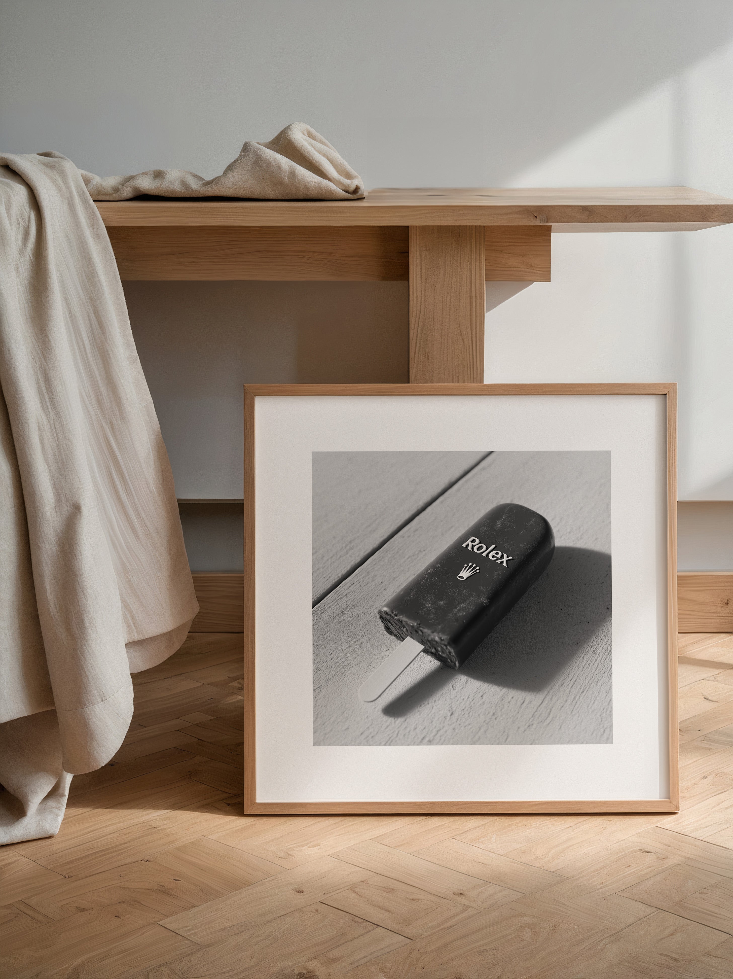 Eiscreme Schwarz Luxus