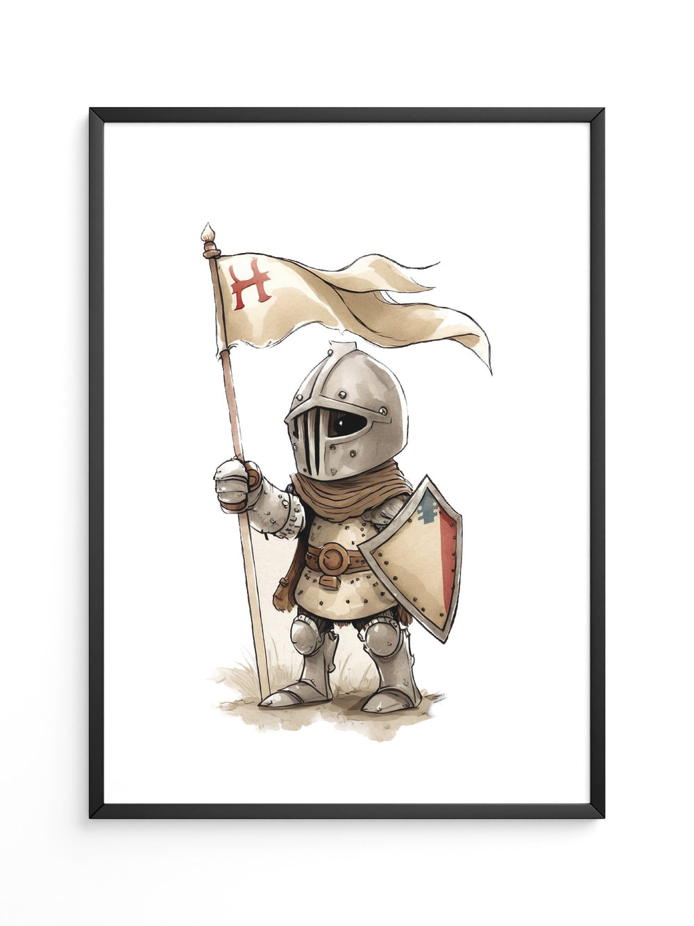 Ritter Cartoon Witzig