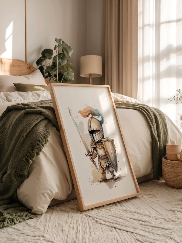 Ritter Aquarell Miniaturen Stil