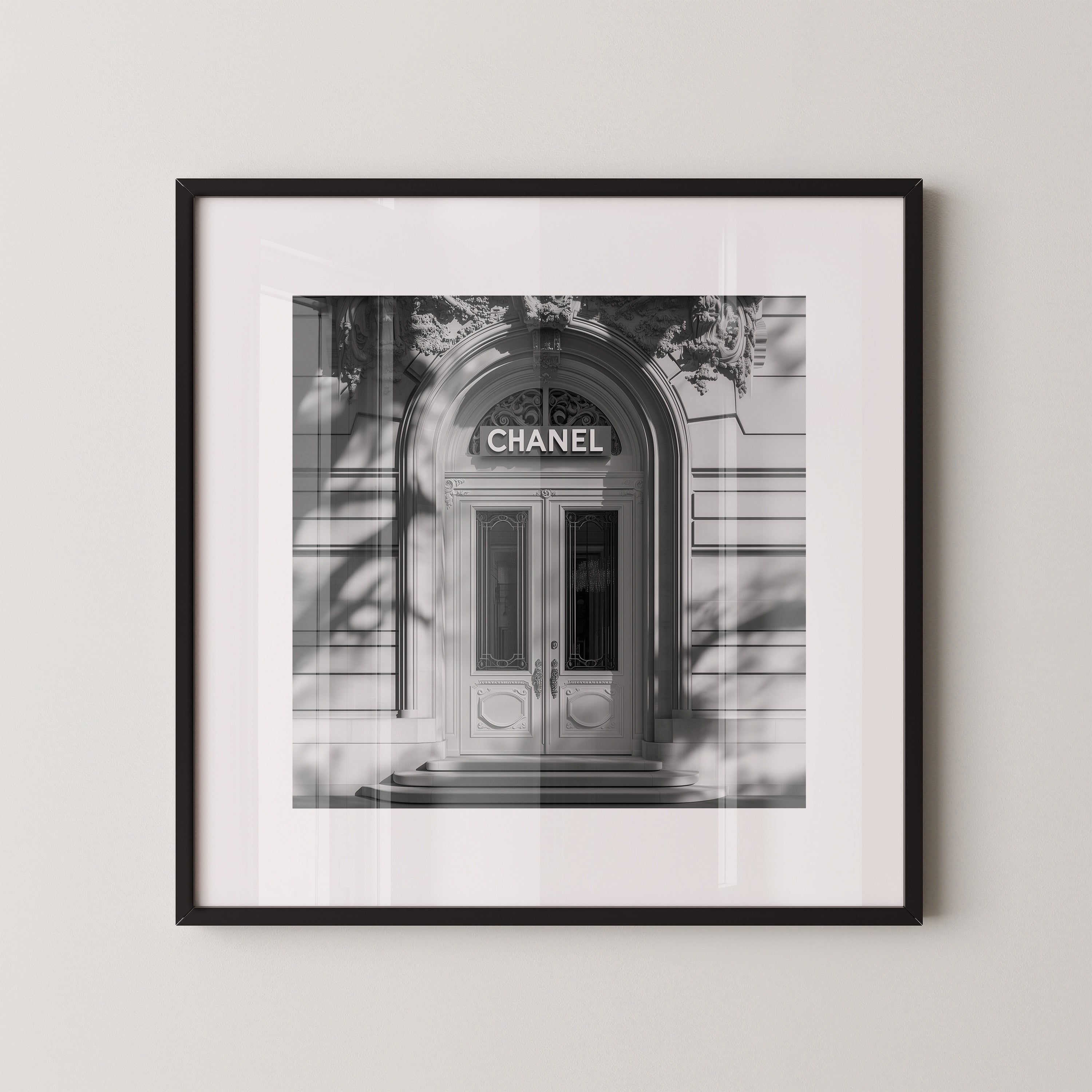 Eingang Schatten Spiel Schwarzweiß