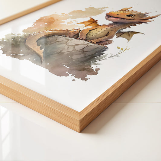 Niedlicher Drache Aquarell