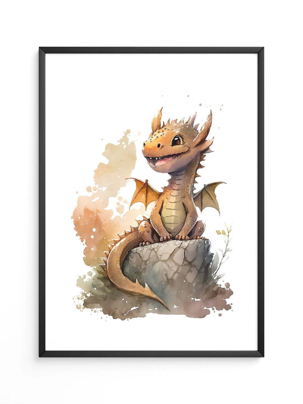 Niedlicher Drache Aquarell