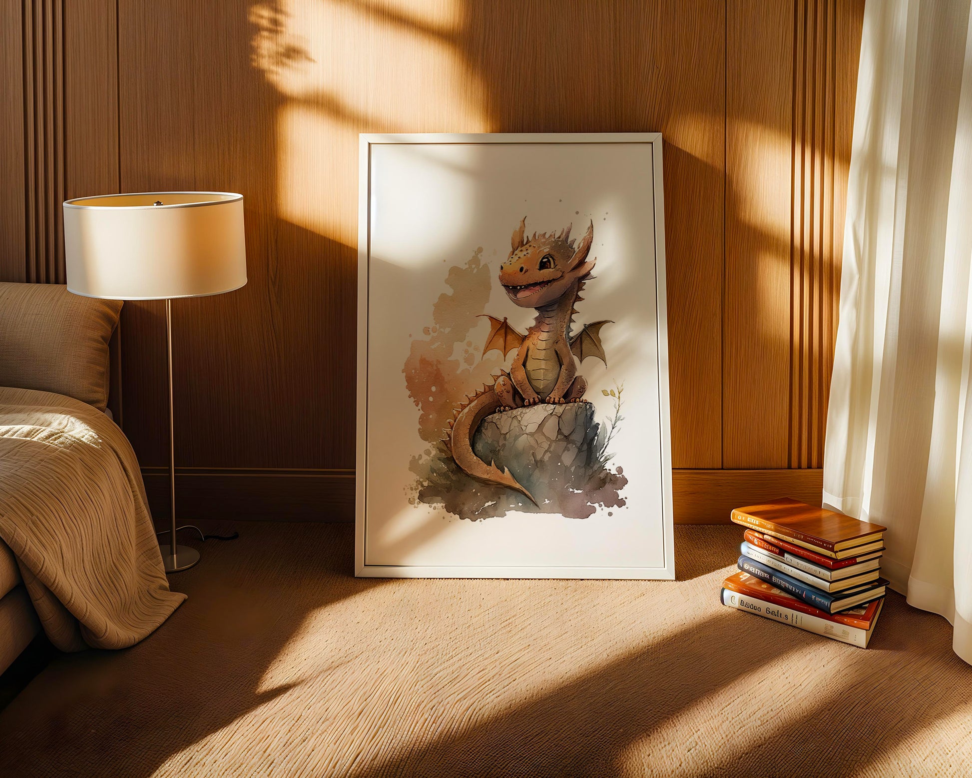 Niedlicher Drache Aquarell