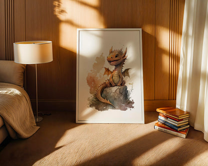 Niedlicher Drache Aquarell