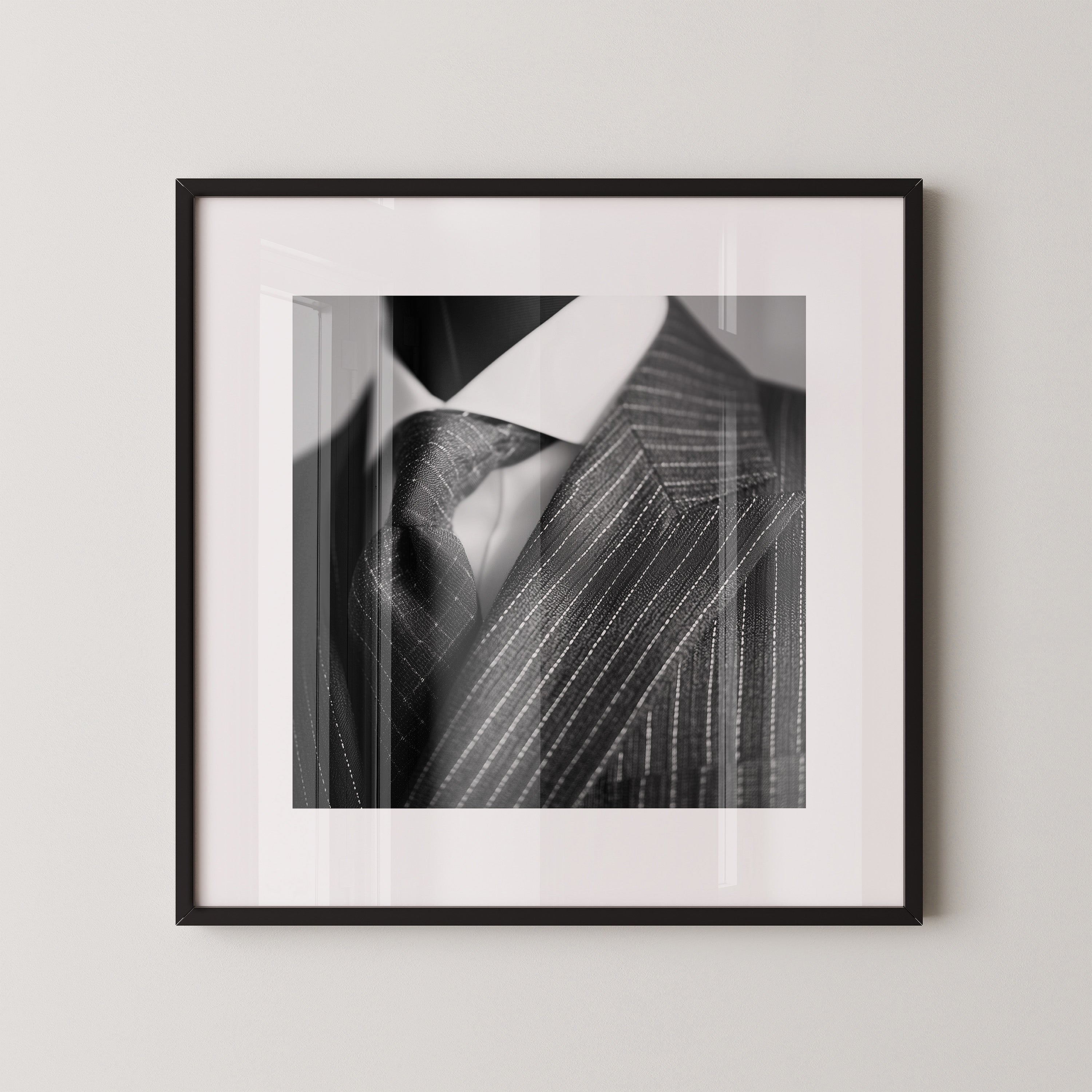 Nadelstreifen Anzug elegant S/W