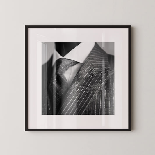 Nadelstreifen Anzug elegant S/W