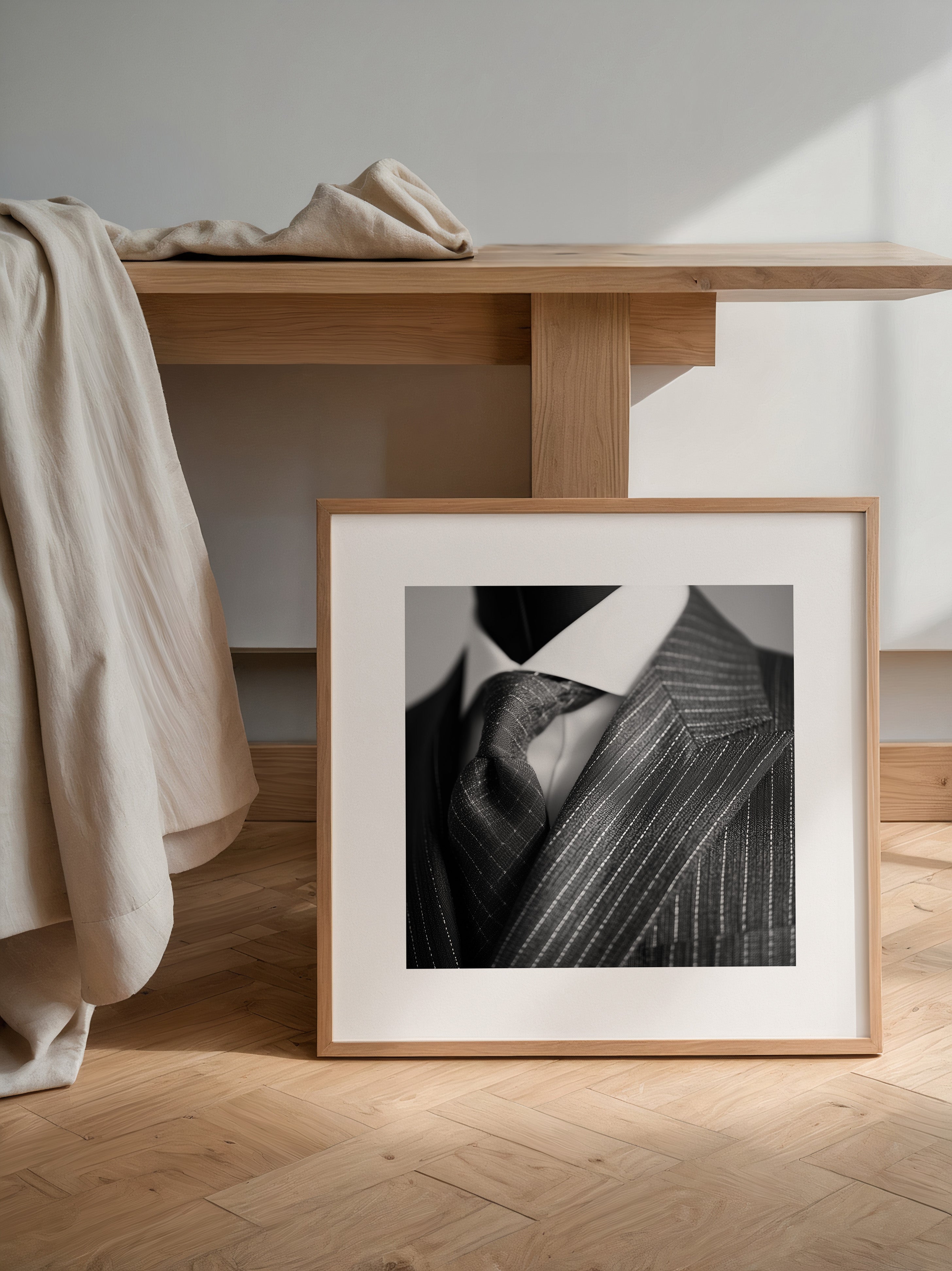 Nadelstreifen Anzug elegant S/W