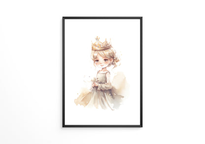 Prinzessin Aquarell Charme