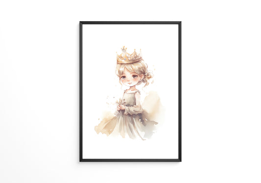 Prinzessin Aquarell Charme
