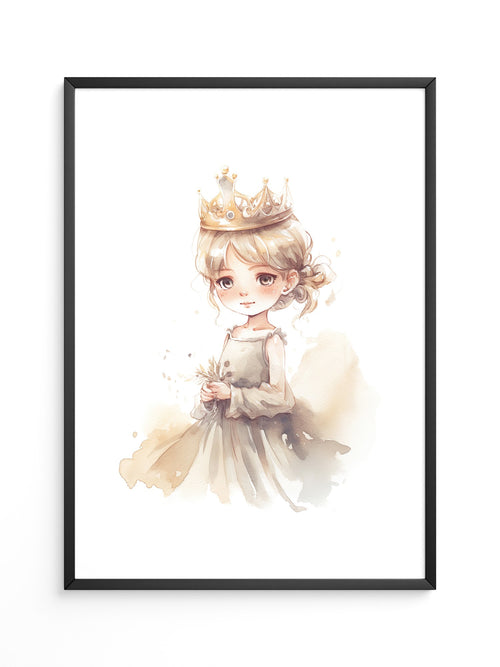 Prinzessin Aquarell Charme