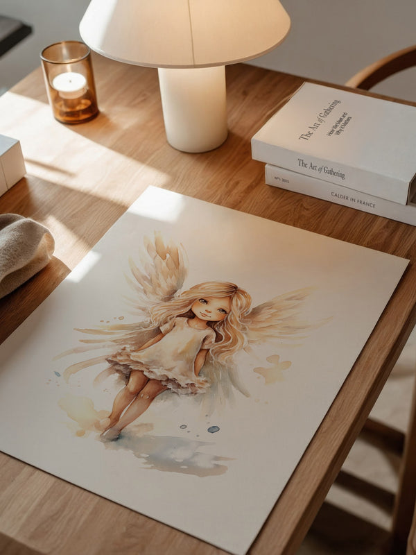 Engelskind Aquarell Stil