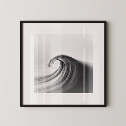 Welle abstrakt Schwarzweiß