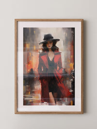 Die Dame in Rot