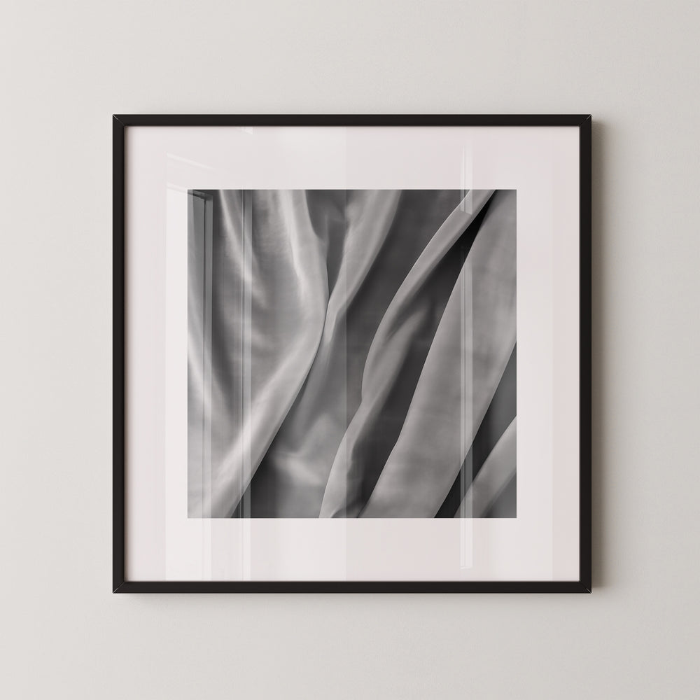 Seidenstoffe Falten Monochrom